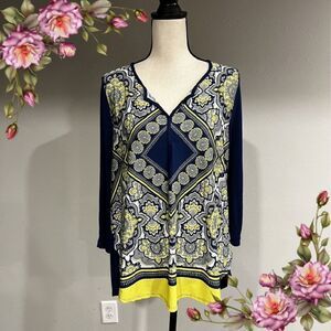 !!! Clearance!!! Long sleeve navy blouse